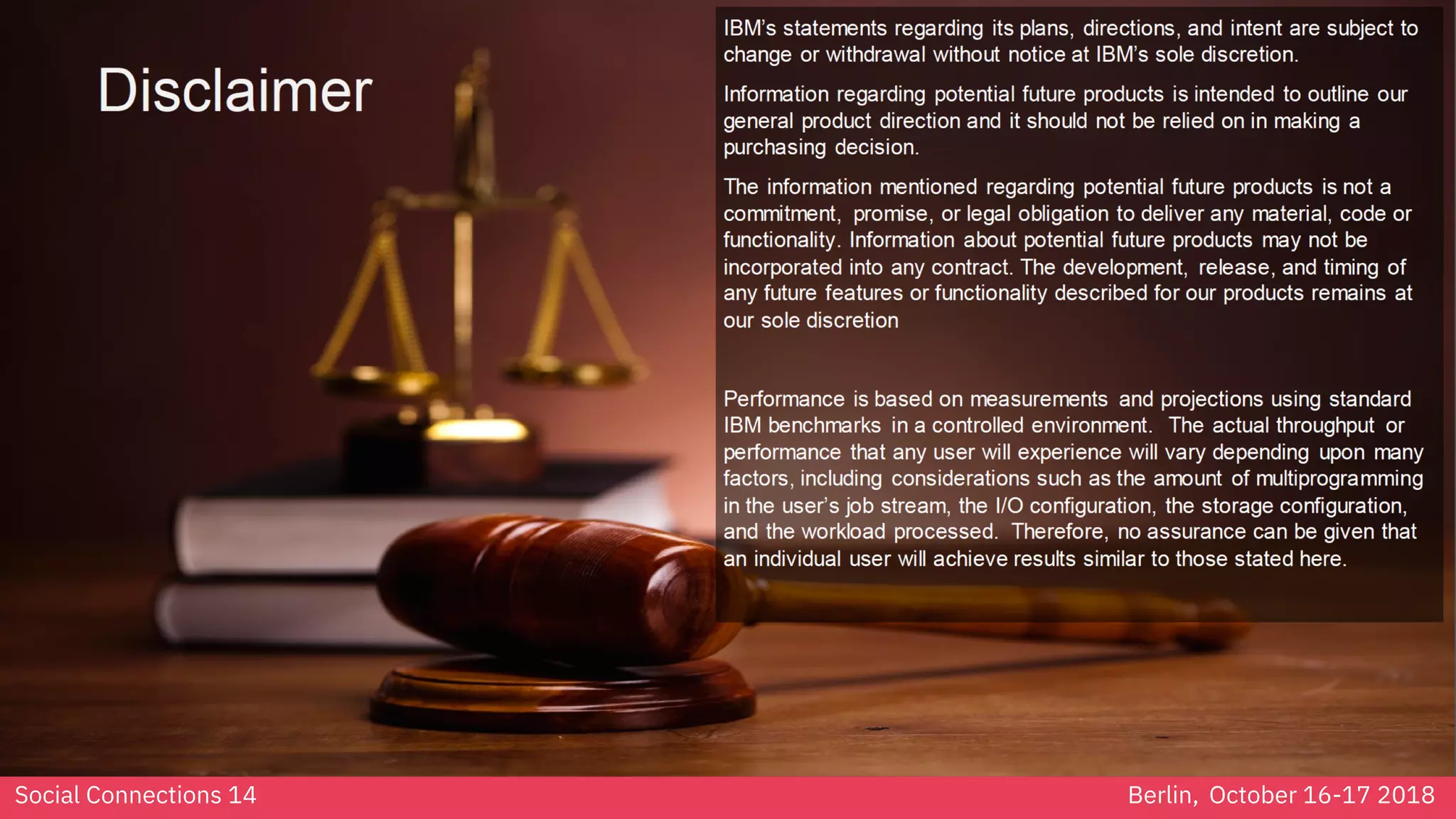 Social Connections 14 Berlin, October 16-17 2018
 