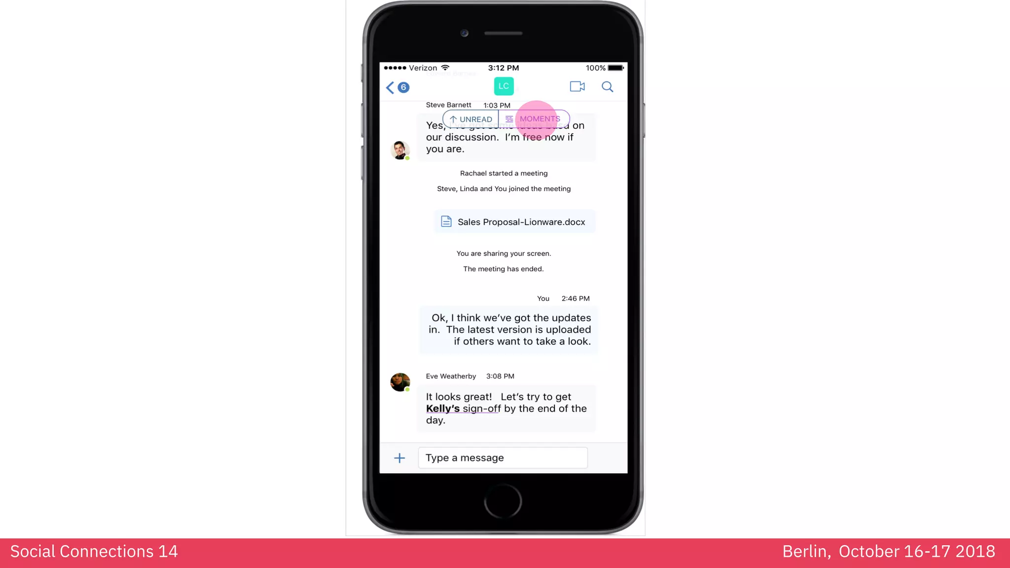 Social Connections 14 Berlin, October 16-17 2018
 