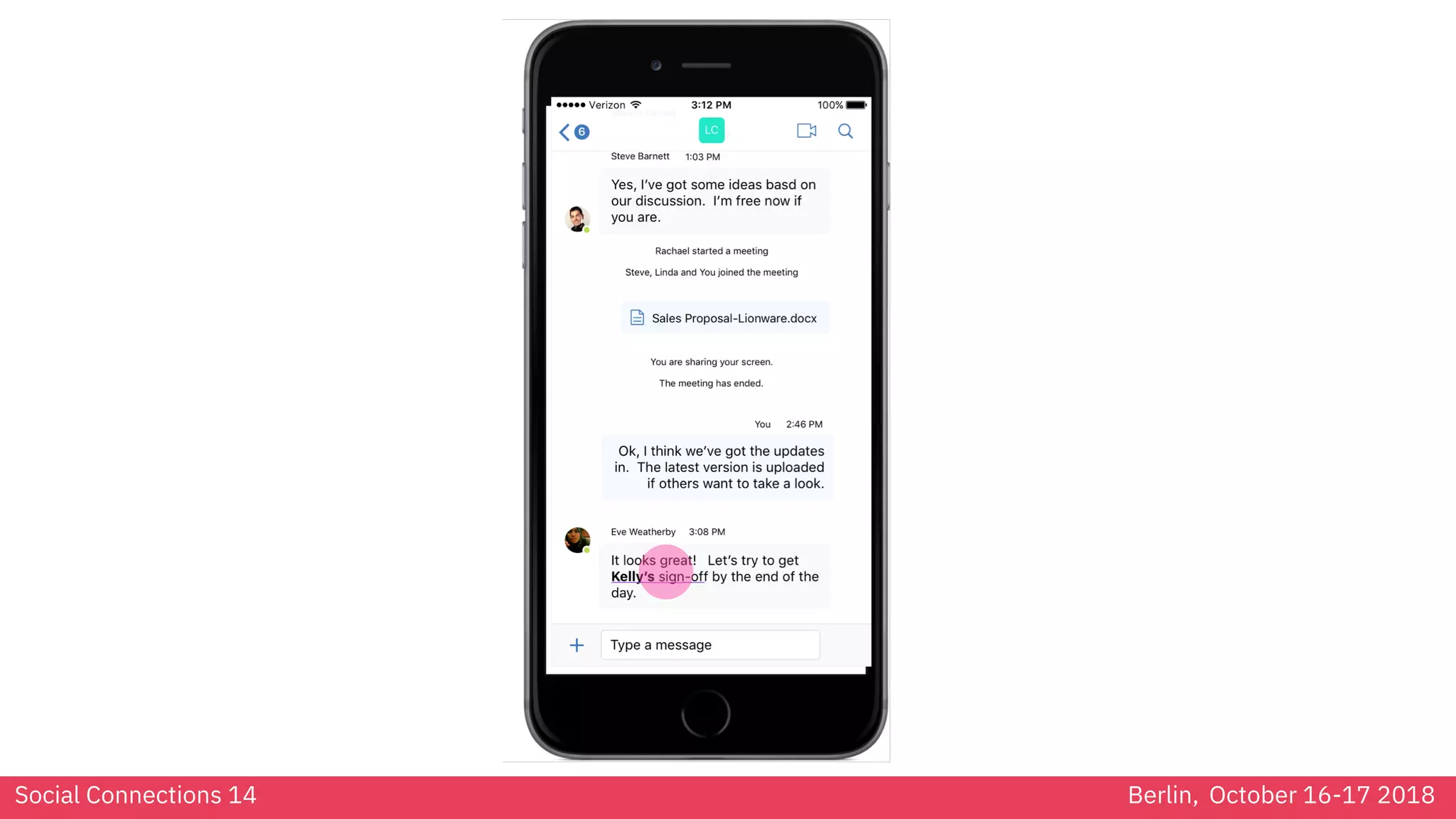 Social Connections 14 Berlin, October 16-17 2018
 