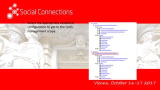 Vienna, October 16-17 2017
• Select the appropriate outbound
configuration to get to the (cell)
management scope.
 