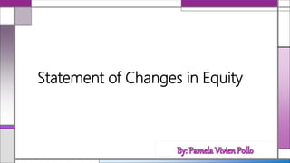 Statement of Changes in Equity
 