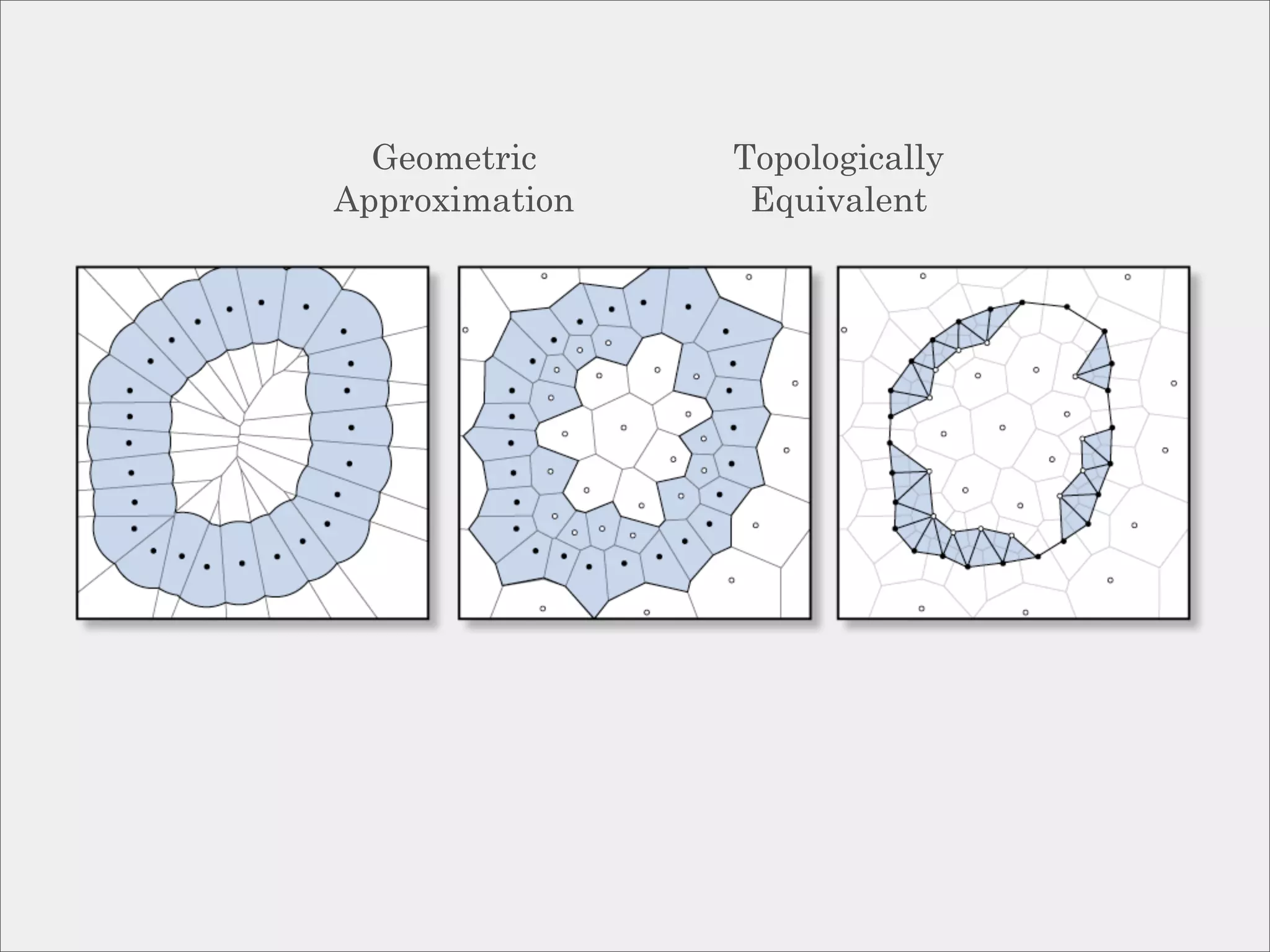 Geometric     Topologically
Approximation    Equivalent
 