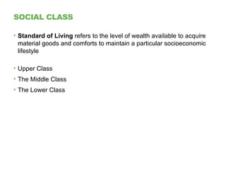 Understanding Social Stratification in the United States: Class ...