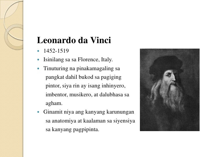 Leonardo Da Vinci Biography In Tagalog | social studies Leonardo Da Vinci Biography In Tagalog | social studies