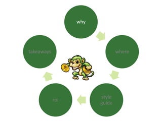 why




takeaways                       where




                        style
            roi
                        guide
 