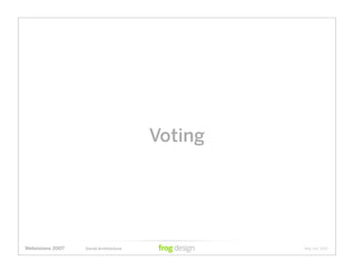 Social Architecture: Modeling the Next Generation