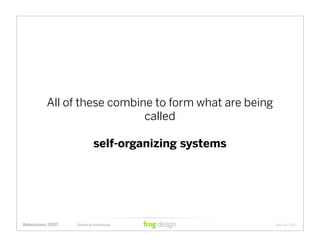 Social Architecture: Modeling the Next Generation