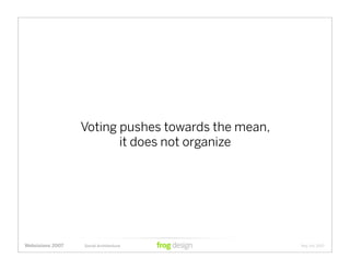 Social Architecture: Modeling the Next Generation