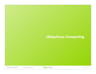 Social Architecture: Modeling the Next Generation