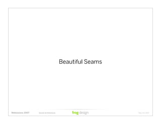 Social Architecture: Modeling the Next Generation