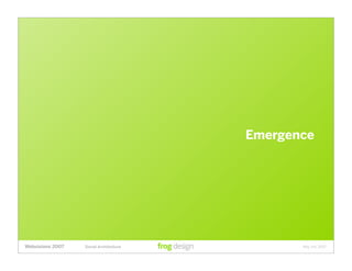 Social Architecture: Modeling the Next Generation