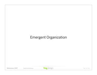 Social Architecture: Modeling the Next Generation