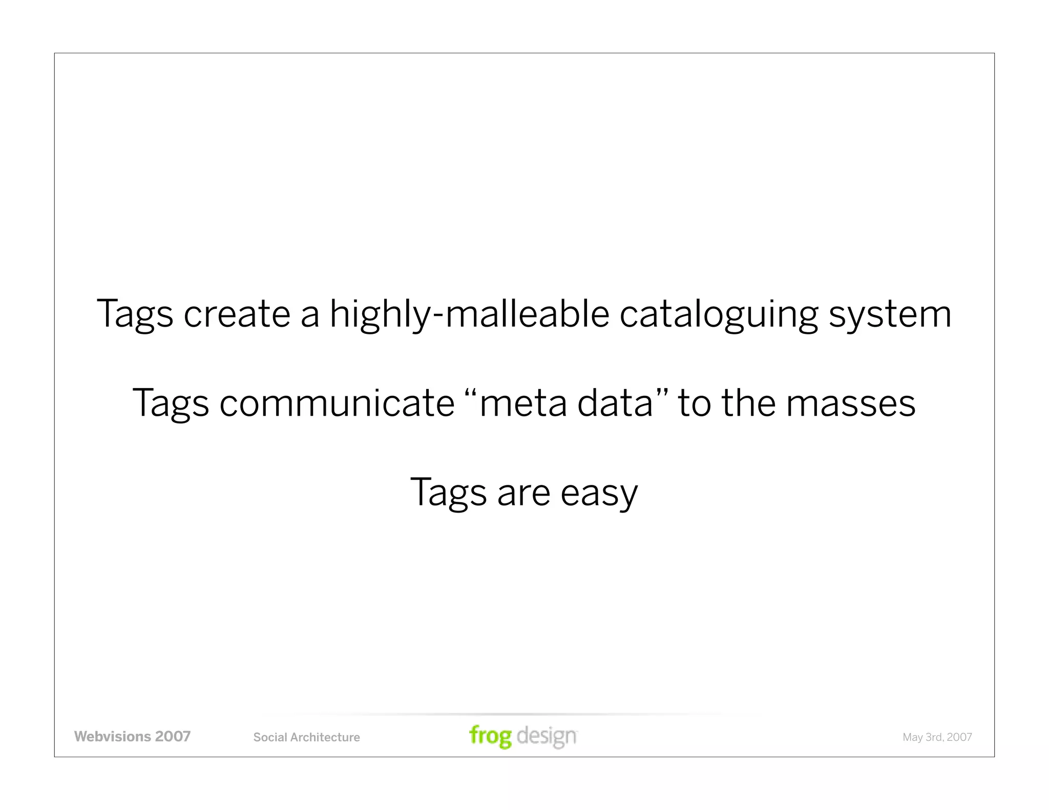 Social Architecture: Modeling the Next Generation