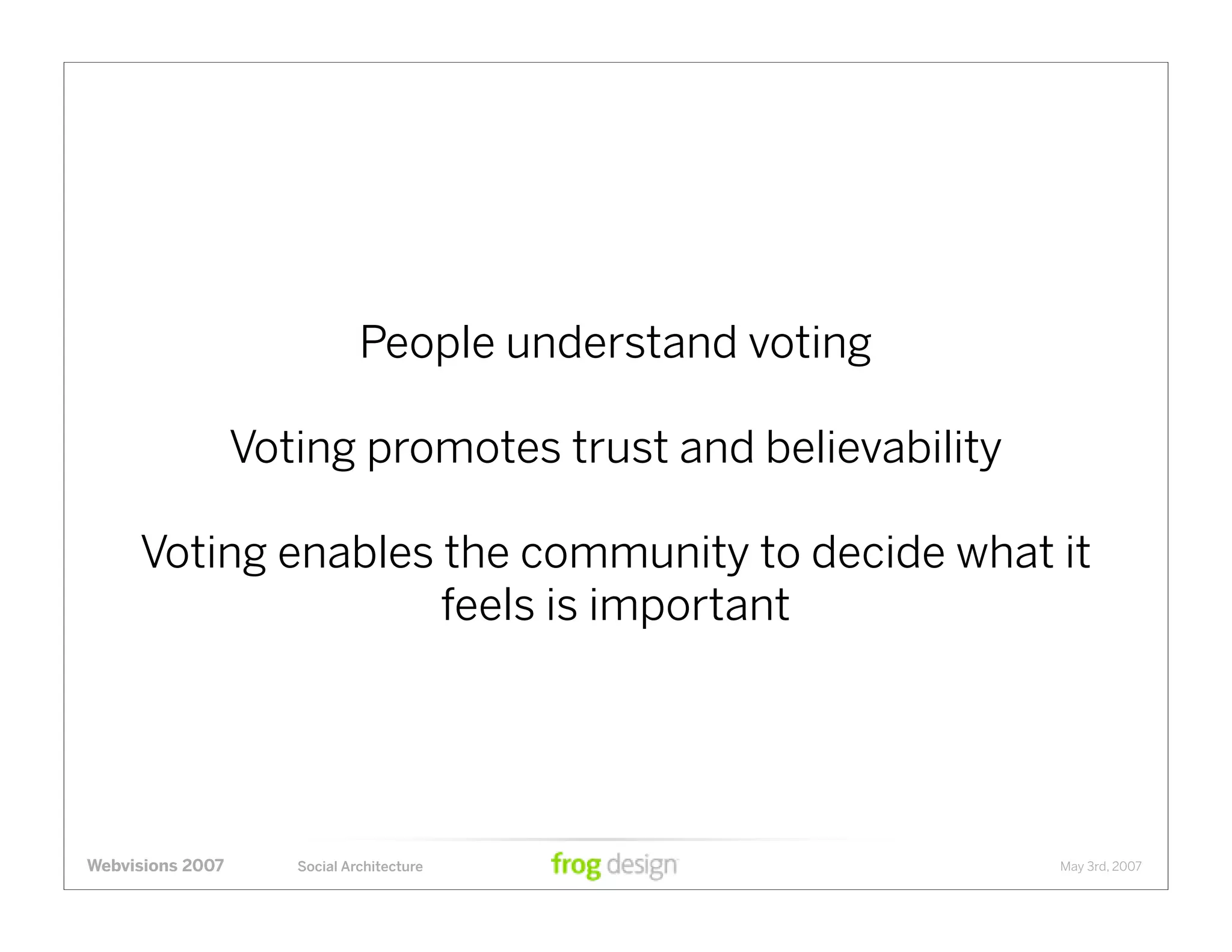 Social Architecture: Modeling the Next Generation