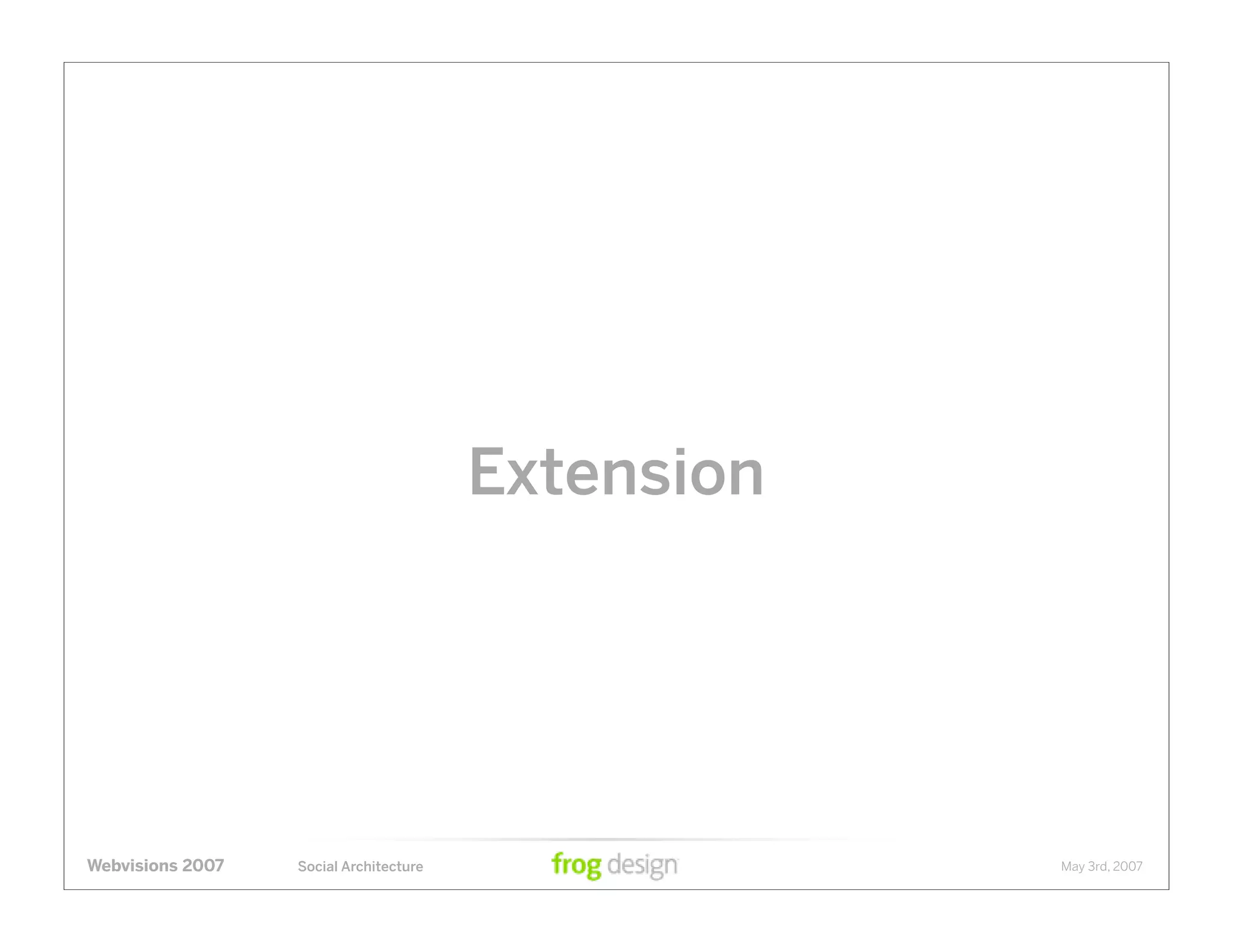 Social Architecture: Modeling the Next Generation