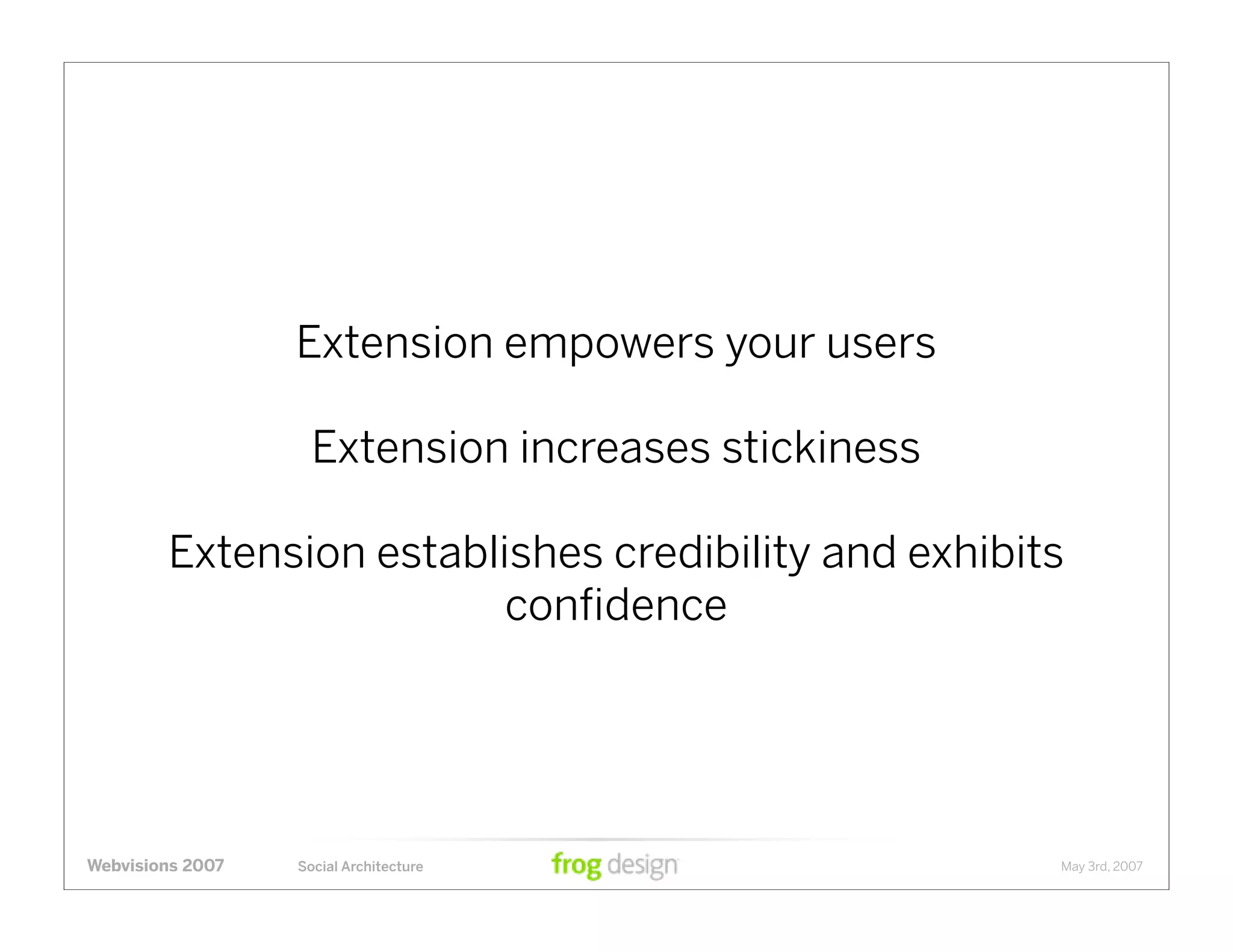 Social Architecture: Modeling the Next Generation