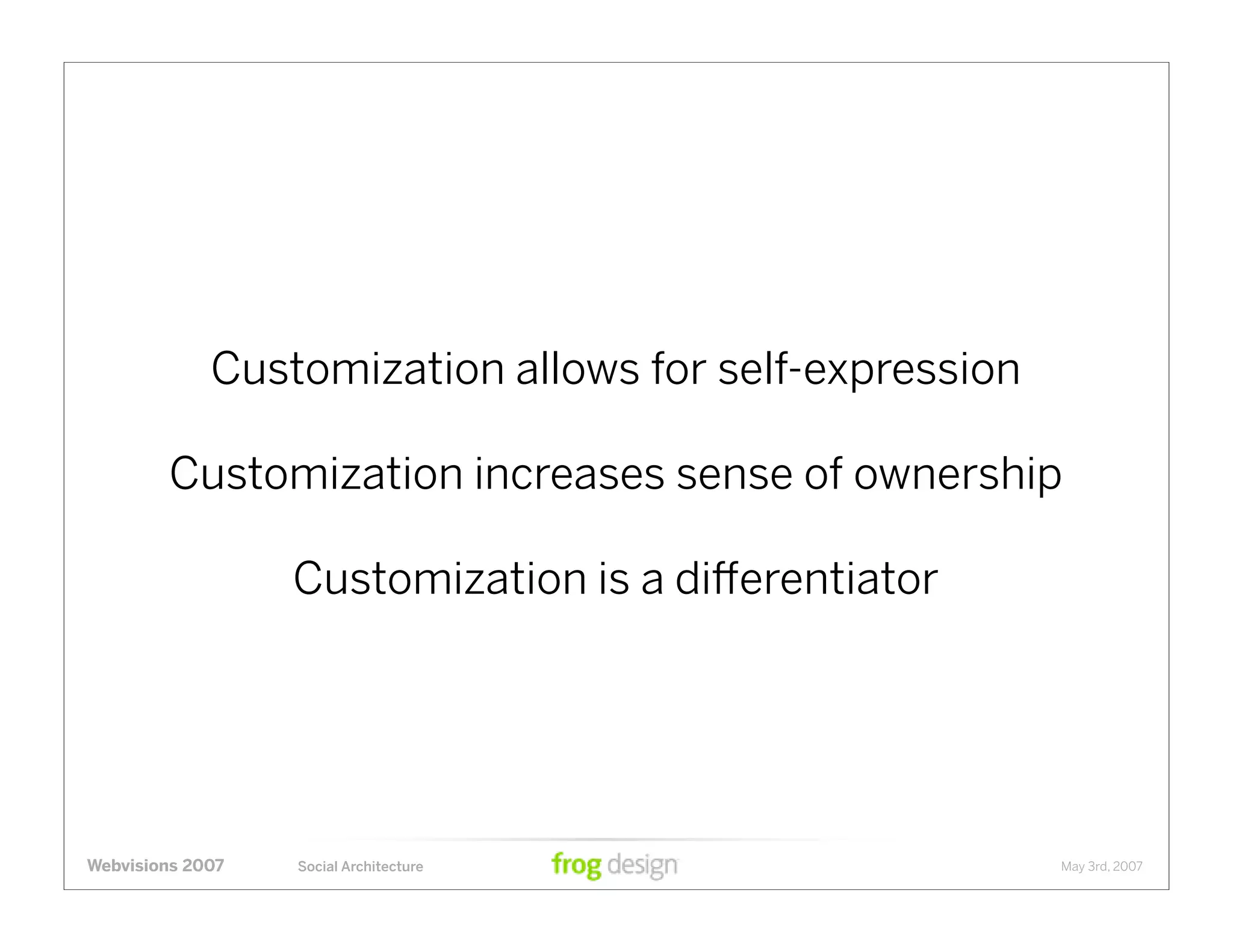 Social Architecture: Modeling the Next Generation