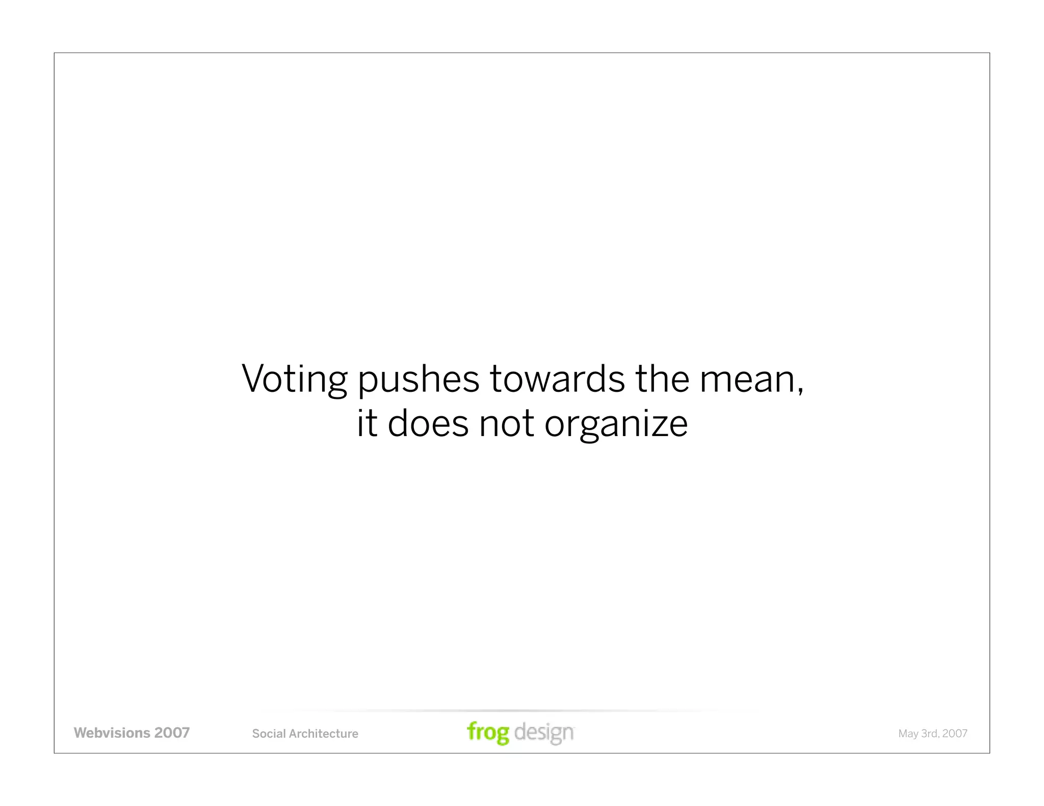 Social Architecture: Modeling the Next Generation