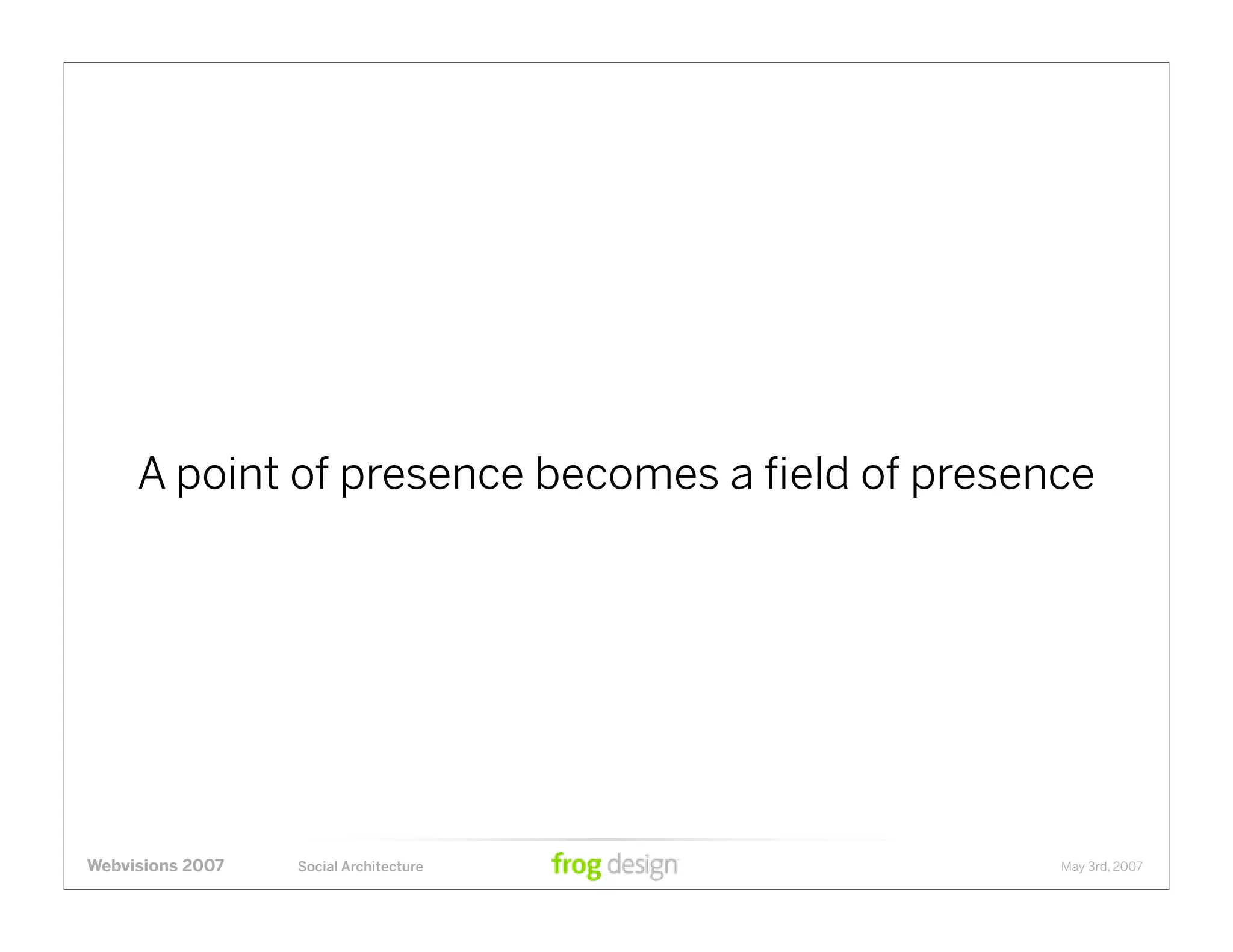 Social Architecture: Modeling the Next Generation