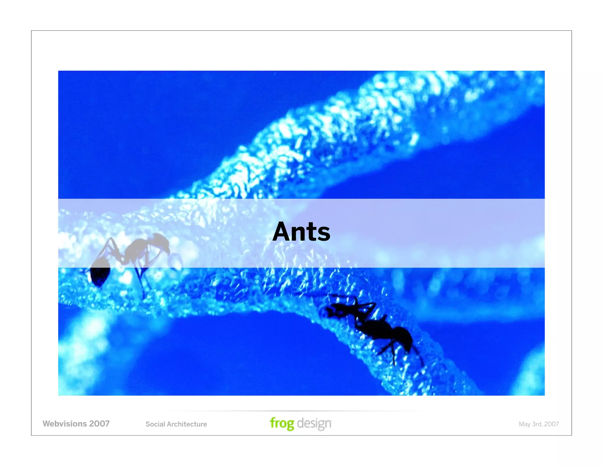 Social Architecture: Modeling the Next Generation
