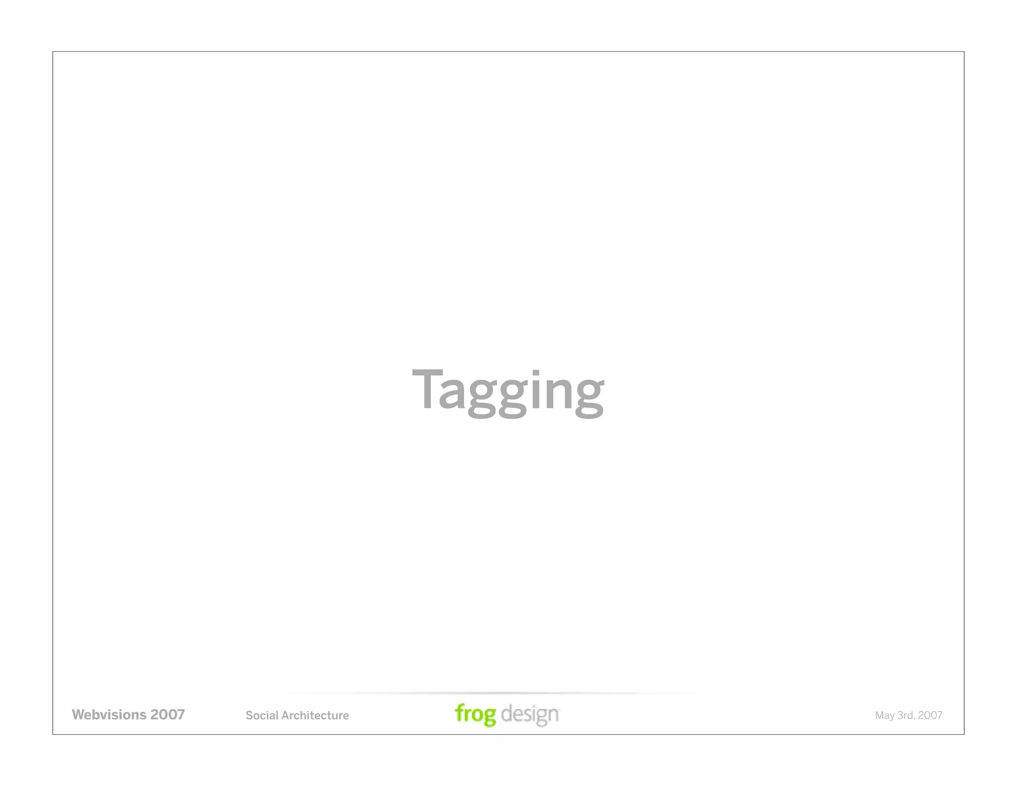 Social Architecture: Modeling the Next Generation