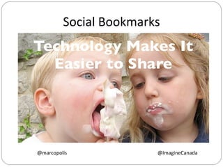 Tools - Trusted Networks Social Bookmarks @marcopolis  @ImagineCanada 