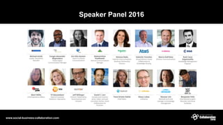 Speaker Panel 2016
www.social-business-collaboration.com
 