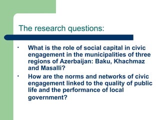 Social Capital, Civic Engagement And The Performance | PPT