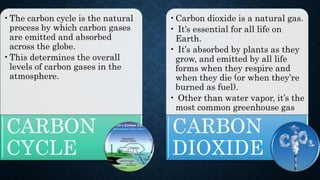 PRESENT CARBON CYCLE
SPEED OF EXCHANGE PROCESS
Very fast (less than 1 year)
Fast (1 to 10 years)
Slow (10 to 100 years)
Ve...