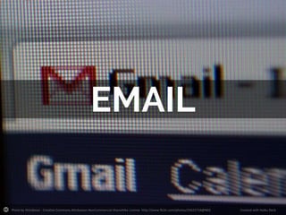 Photo by thisisbossi - Creative Commons Attribution-NonCommercial-ShareAlike License http://www.flickr.com/photos/25622716@N02 Created with Haiku Deck
 