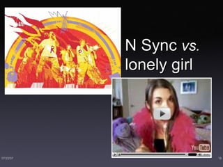 N Sync  vs.  lonely girl 