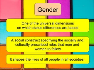 Social dimensions
