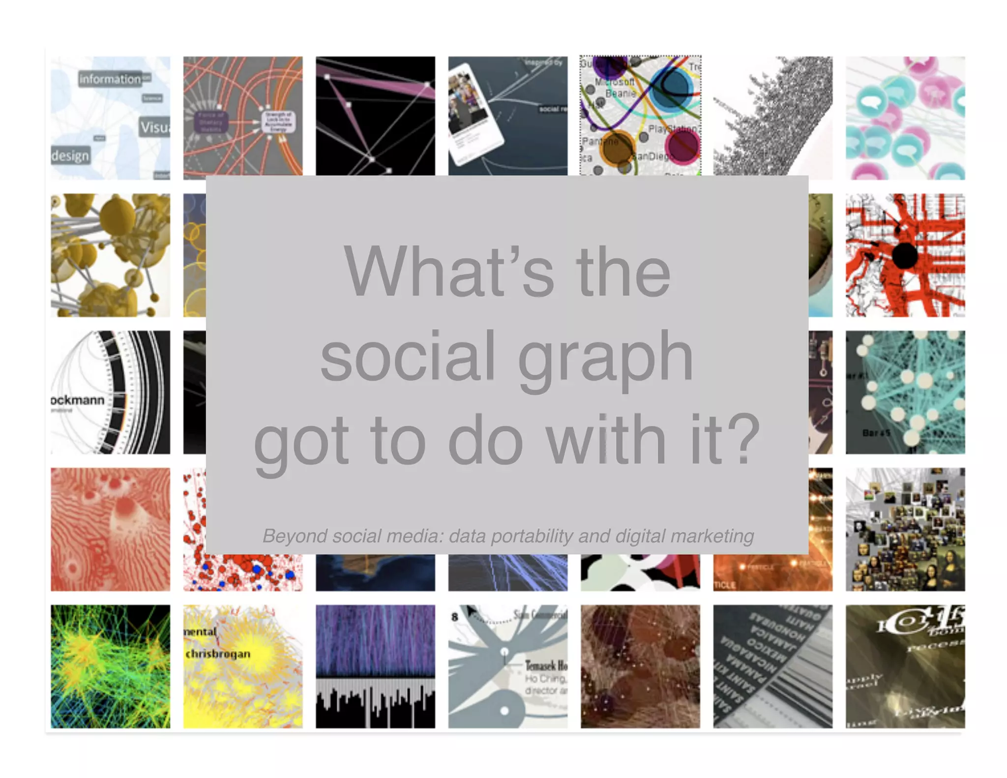What's The Social Graph Got To Do With It?