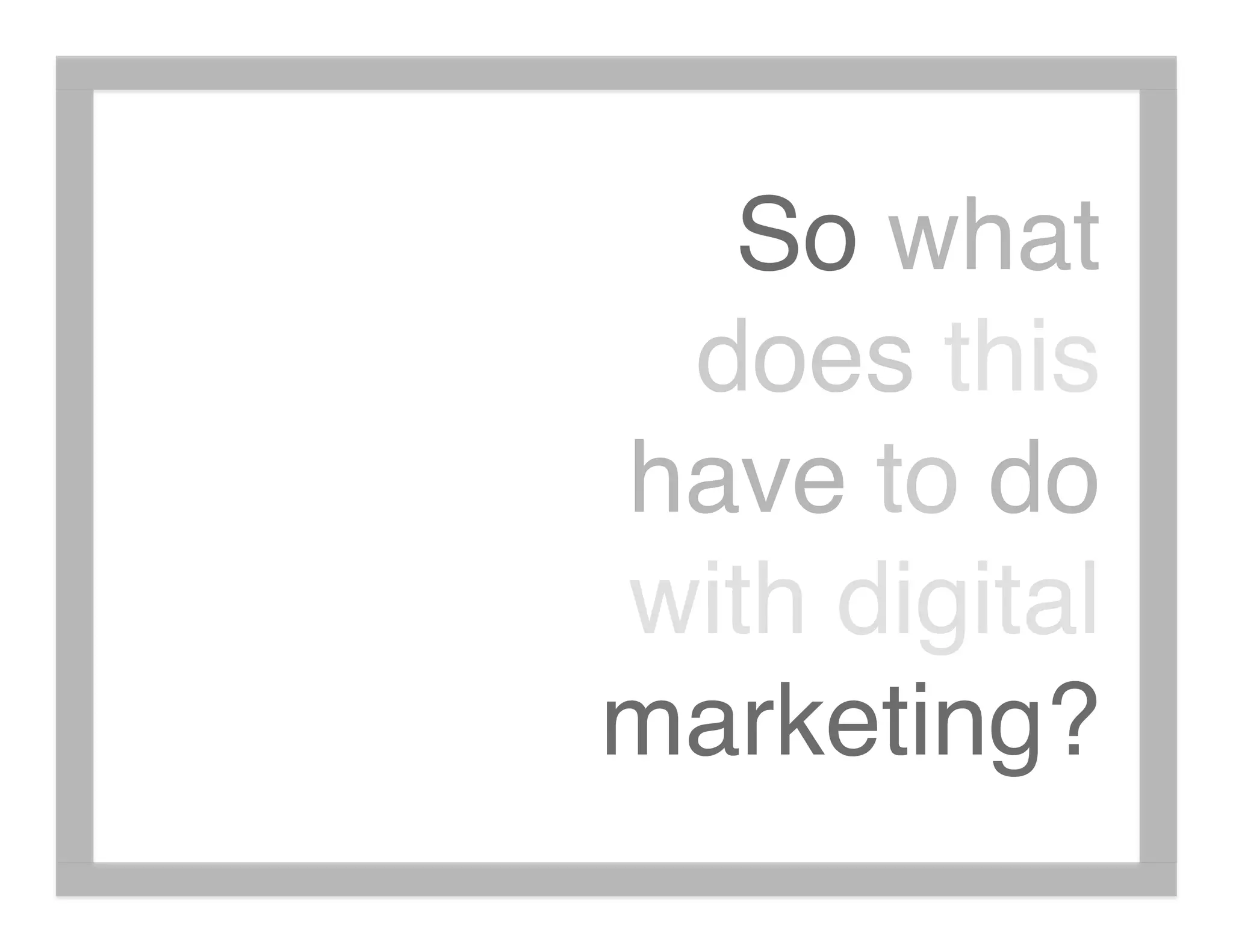 What's The Social Graph Got To Do With It?