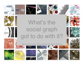 Whatʼs the 
  social graph
got to do with it?
Beyond social media: data portability and digital marketing
 