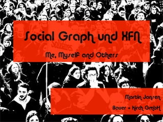 Social Graph und XFN
   Me, Myself and Others




                           Martin Jansen
                      Bauer + Kirch GmbH
 