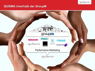 QUISMA innerhalb der GroupM




                   Performance Marketing
 