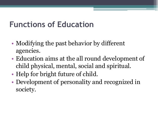 Functions of Social Institutions
