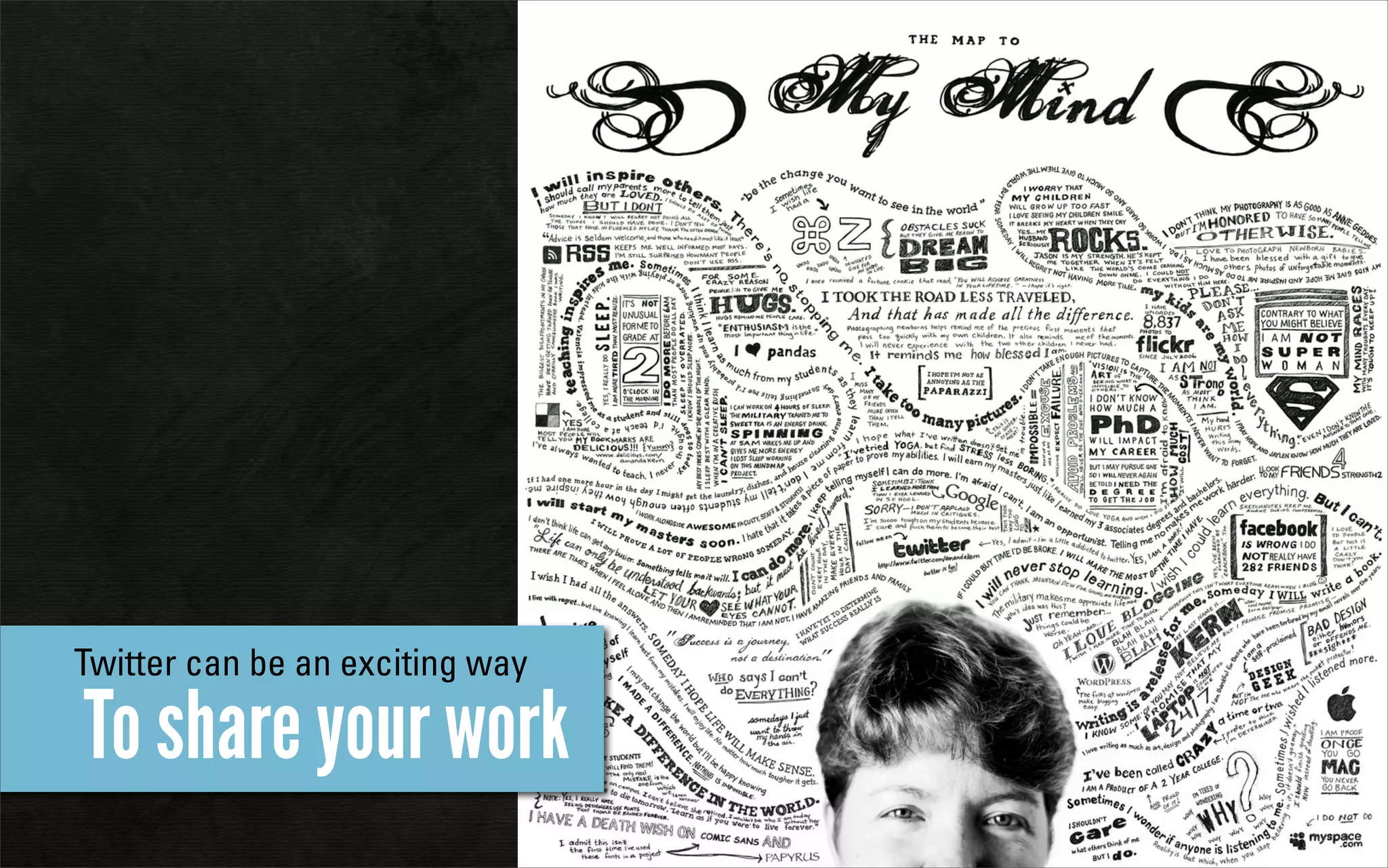 Twitter can be an exciting way

To share your work
 