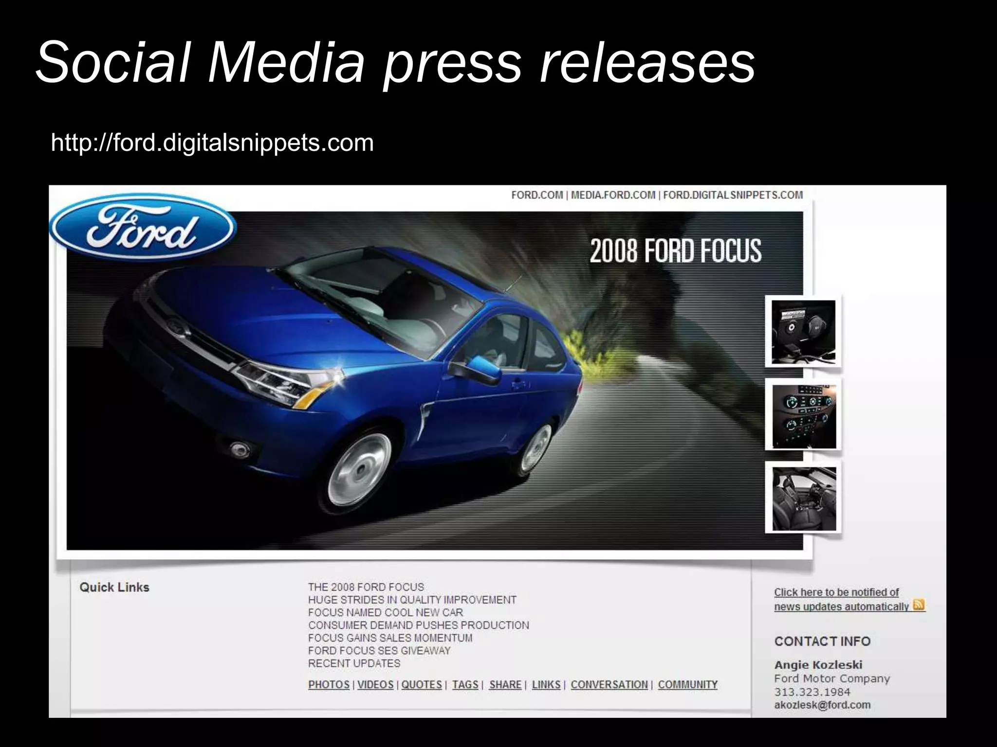 Social Media Action Plan