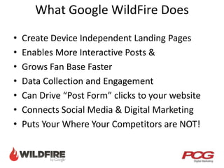 Social Media Advertising With Google Wildfire and Polk Data 