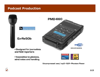 Podcast Production




                     113
 