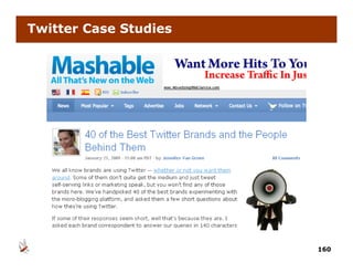 Twitter Case Studies




                       160
 