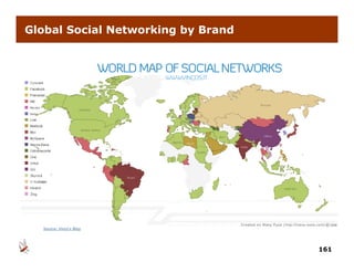 Global Social Networking by Brand




  Source: Vinco’s Blog




                                    161
 