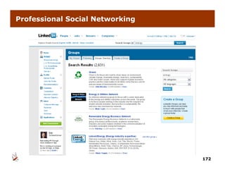 Professional Social Networking




                                 172
 