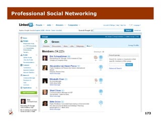 Professional Social Networking




                                 173
 