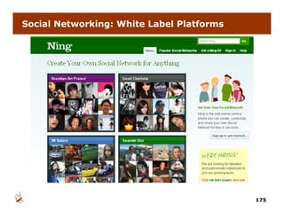 Social Networking: White Label Platforms




                                           175
 