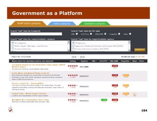 Government as a Platform




                           184
 