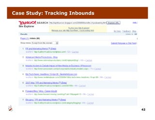 Case Study: Tracking Inbounds




                                42
 