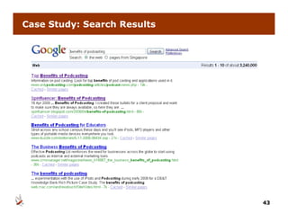 Case Study: Search Results




                             43
 